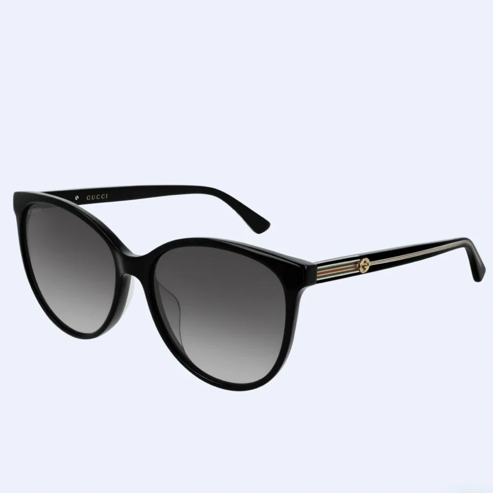 Gucci Black Cat Eye Sunglasses EUC - Picture 1 of 10